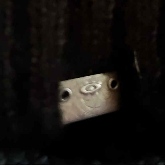 Unisex black knit Oakley slouch beanie - Picture 3 of 3